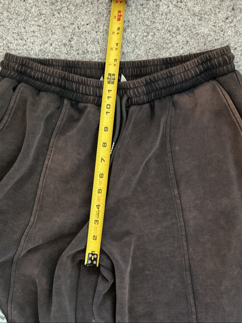 Davi & Dani Star Jogger Scuba Boho Pants ~ Mineral Wash Black - Picture 9 of 14